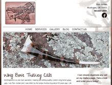 Tablet Screenshot of mywingbone.com